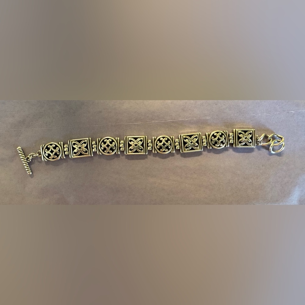 Brighton Silver Tone Panel Bracelet